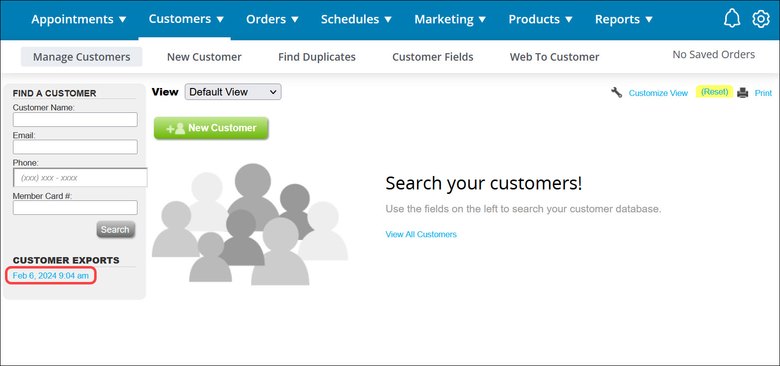 How to export a copy of your customers to a CSV file - Booker