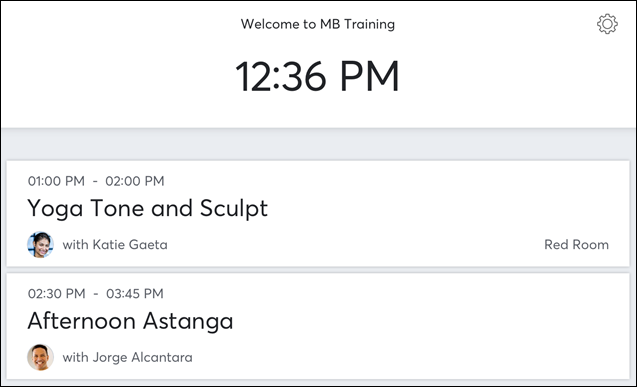 Mindbody Check-in app