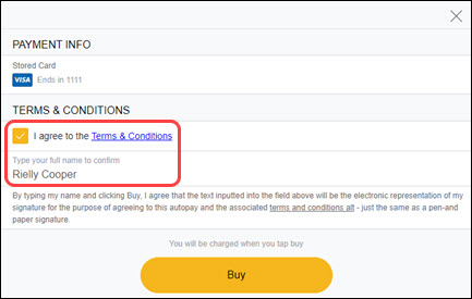 How can clients agree to and view contract terms and conditions