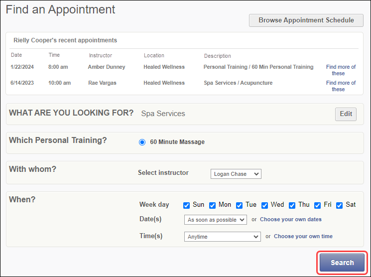 How to use the Find an Appointment screen to book or reschedule an ...