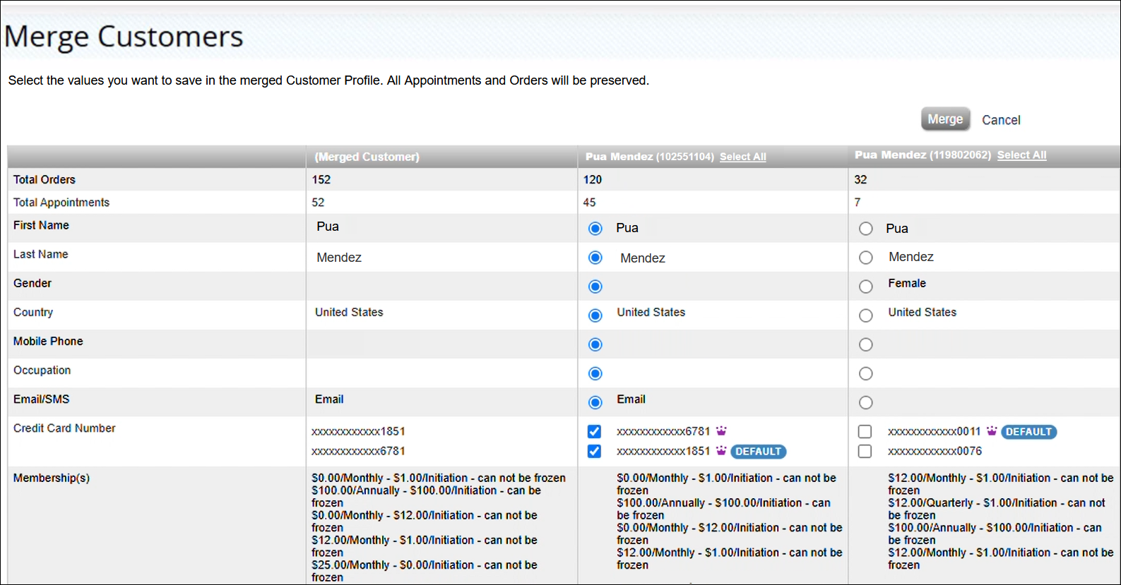 How to merge duplicate customers (Booker)