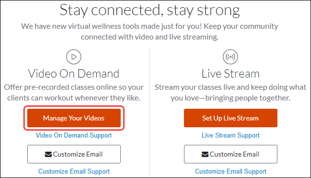 How to create, upload, and share your video library (on-demand video)