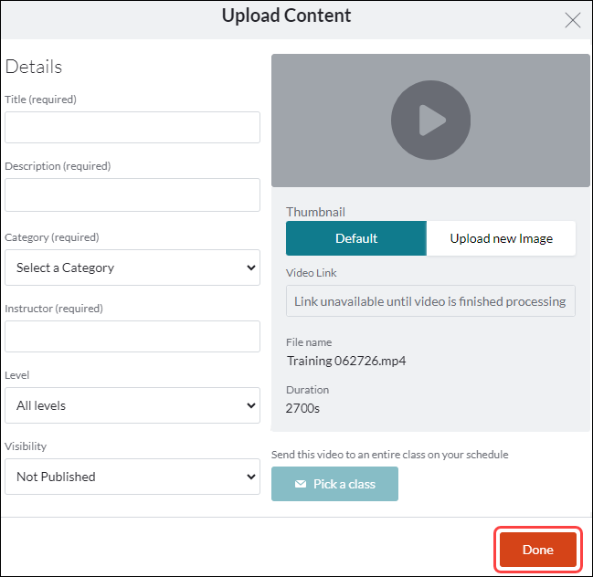 How to create, upload, and share your video library (on-demand video)