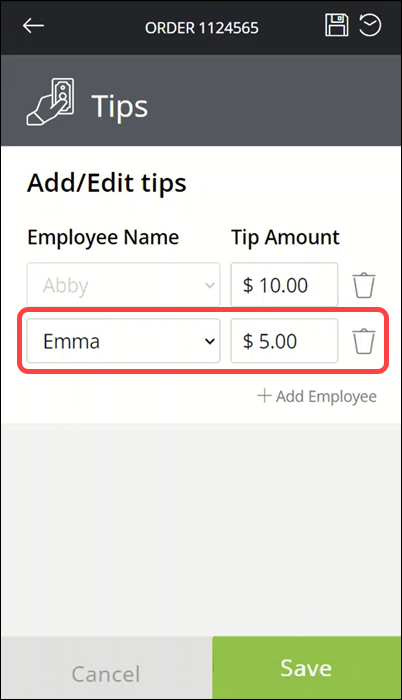 How to add line item tips to open orders (Booker Version 2)