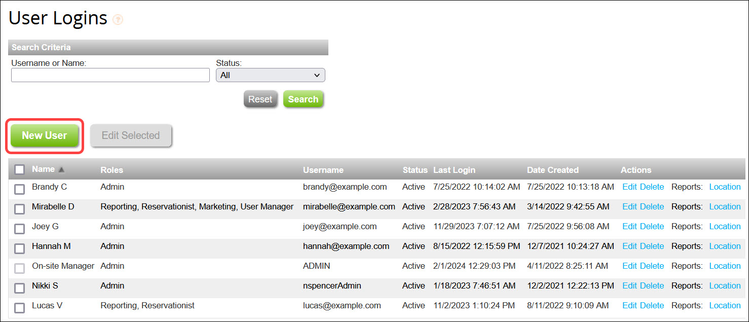 User Logins: Overview & FAQs (Booker)