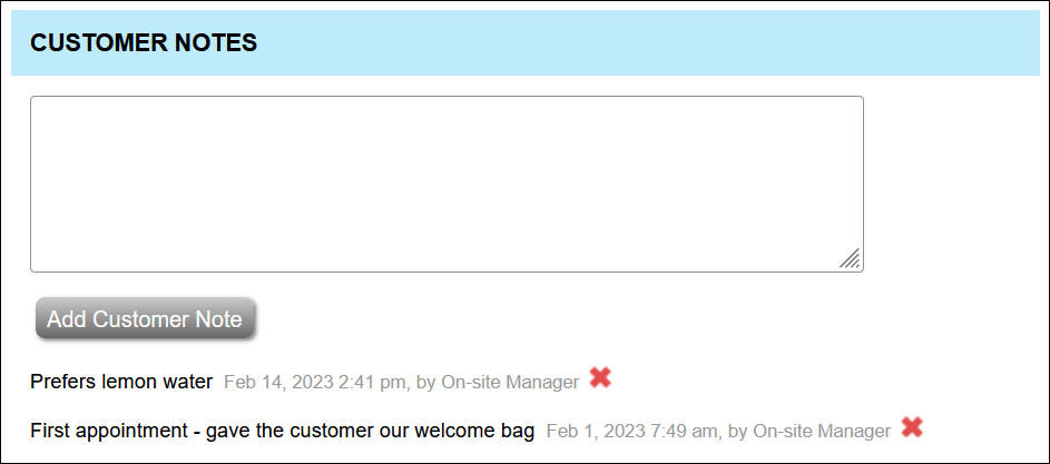 Customer Profile: Notes tab (Booker video tutorial)