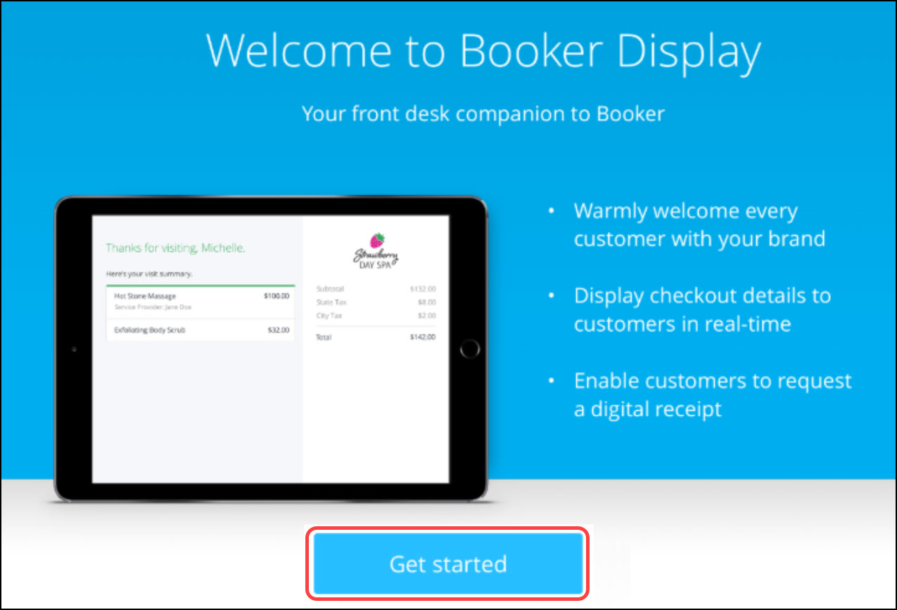 How to set up the Booker Display app (Version 2)