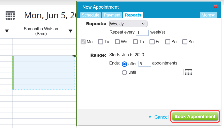 Repeating Appointments: How to book and manage recurring appointments ...