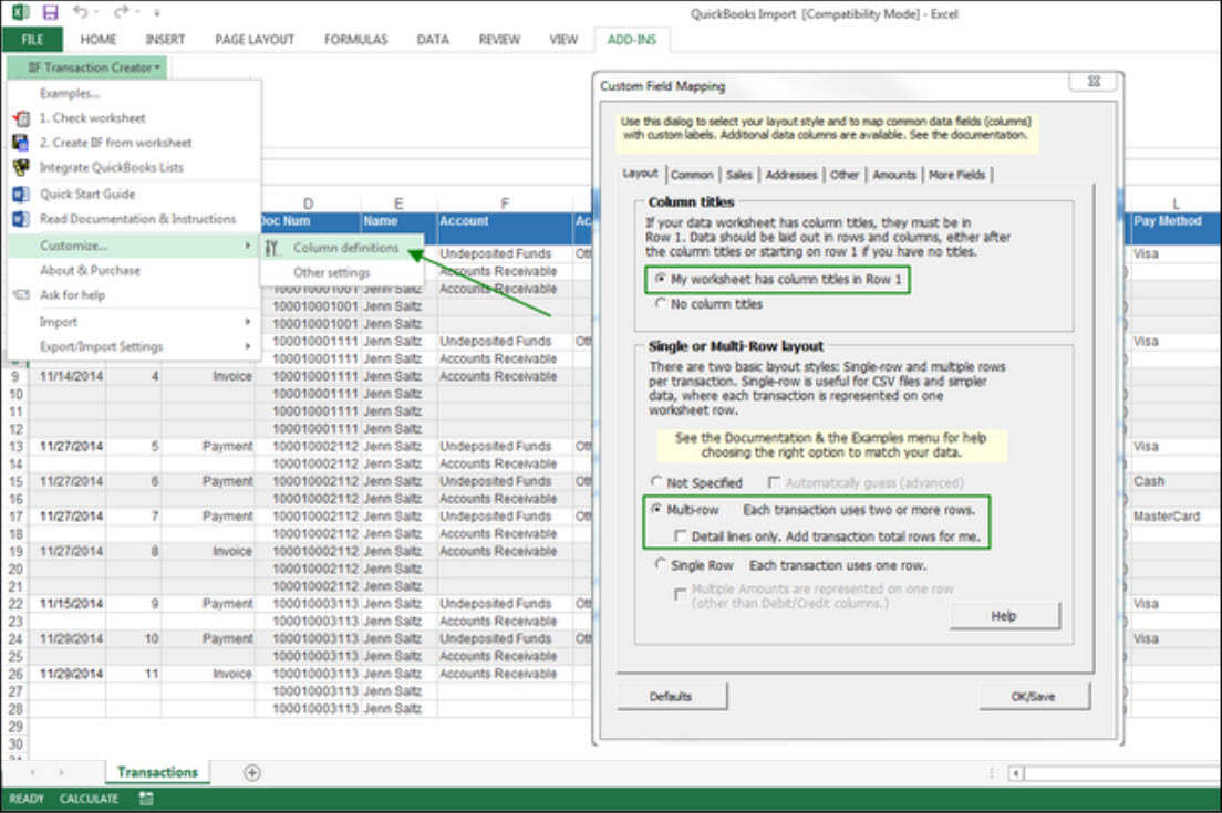 How to import sales transactions into Quickbooks (Booker)