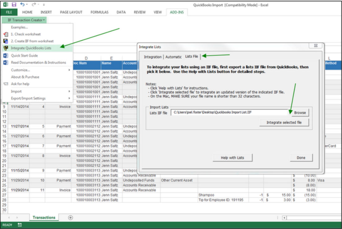 How to import sales transactions into Quickbooks (Booker)