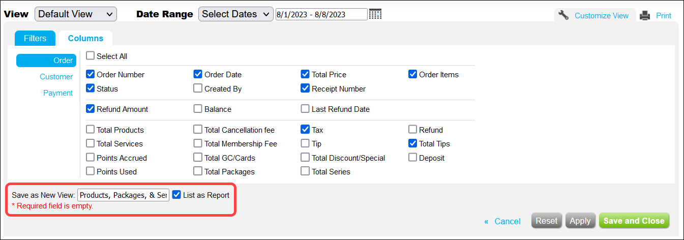 How to create customized views of orders (Booker video tutorial)