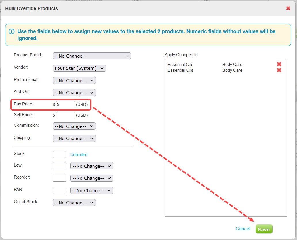 How to create a purchase order for products with the reorder cart (Booker)