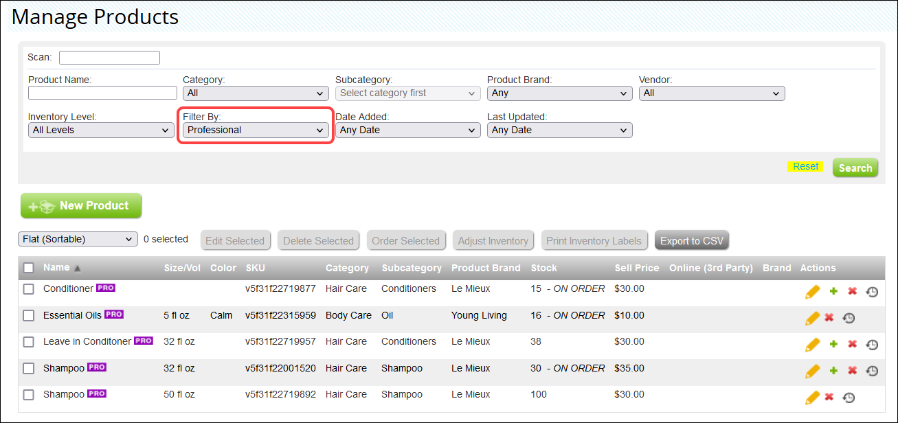 How to create a purchase order for products with the reorder cart (Booker)