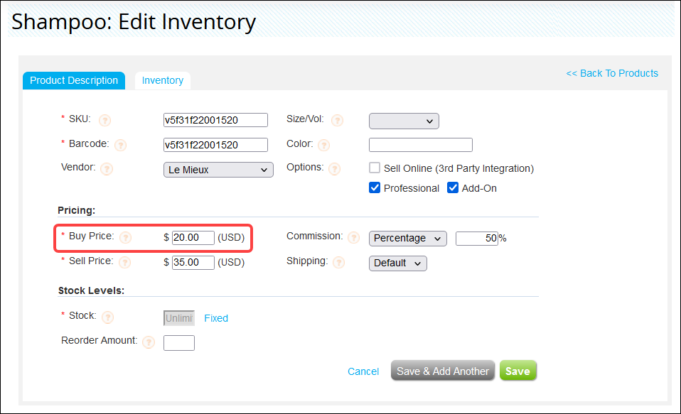 How to create a purchase order for products with the reorder cart (Booker)