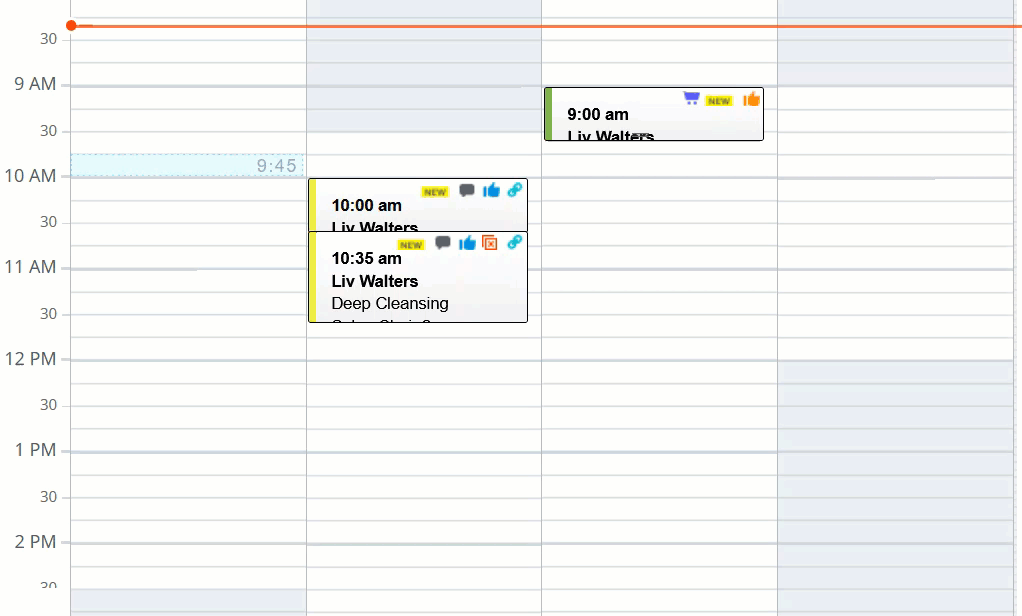 How to book an appointment from the calendar (Booker video tutorial)