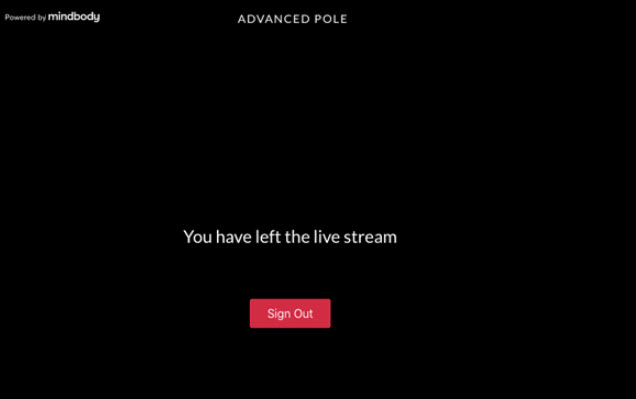 Hosting livestream classes