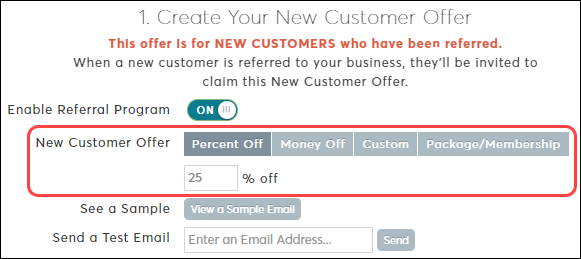 How to set up your referral program (Marketing Suite)