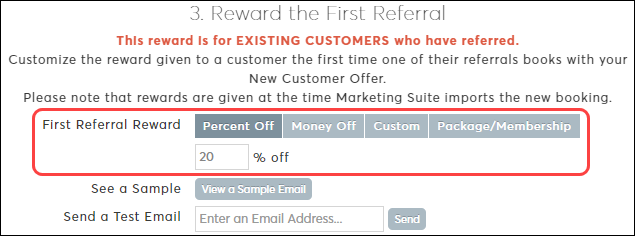 How to set up your referral program (Marketing Suite)