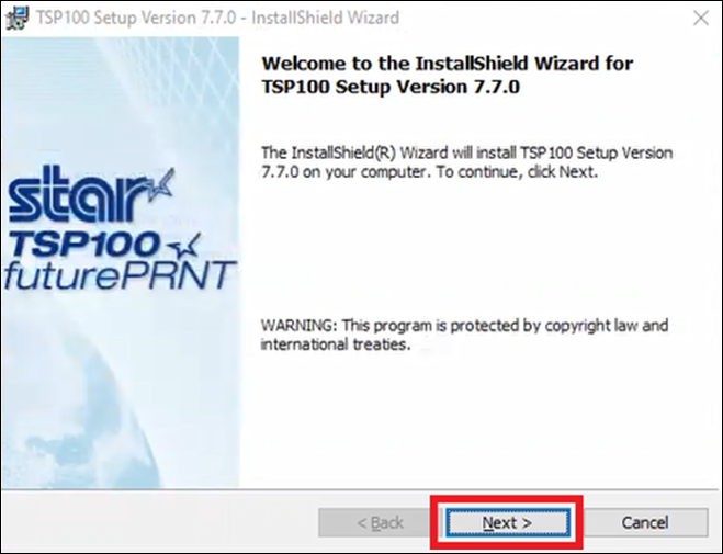 Star Receipt Printer Setup for Windows computers (Booker)