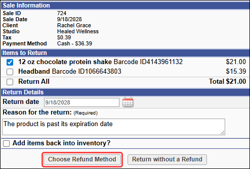 How to process line-item returns