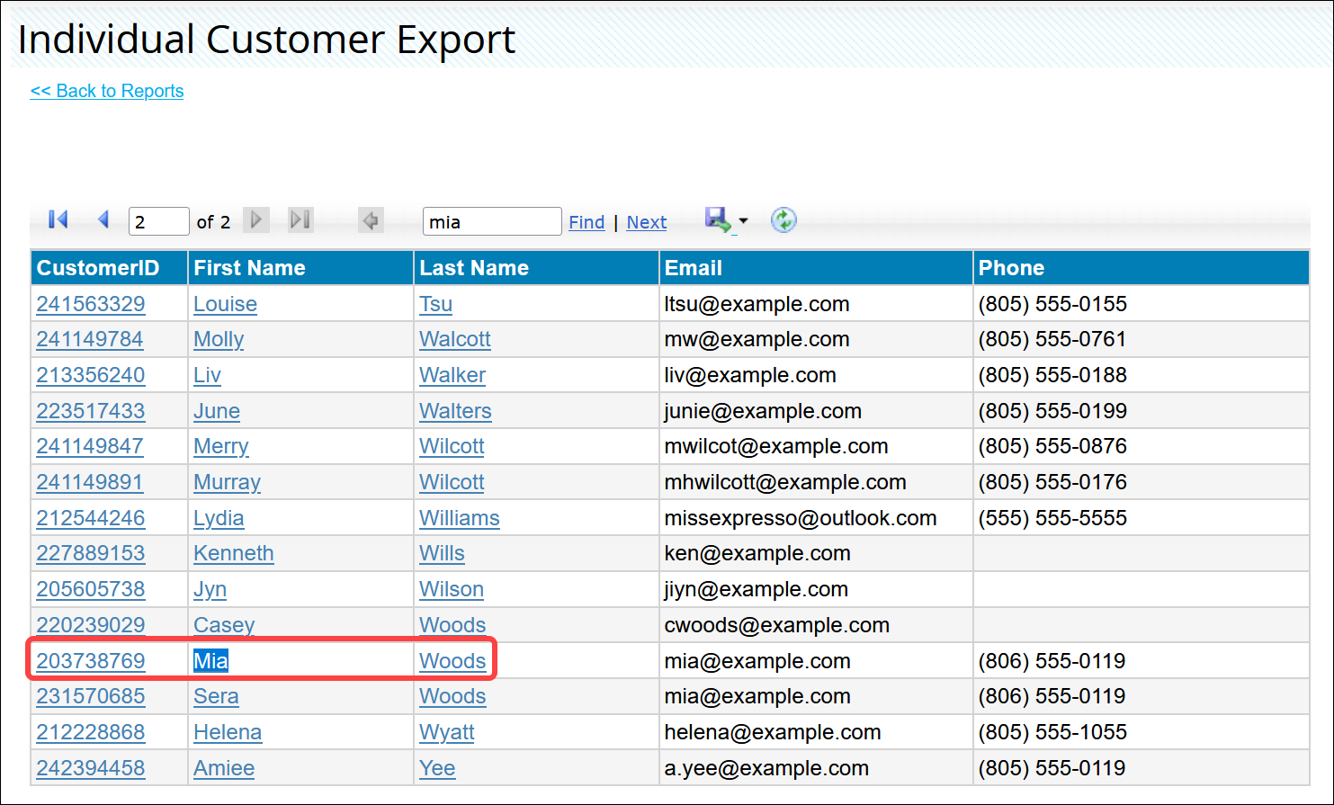 How to export a customer's data using the Individual Customer Export ...