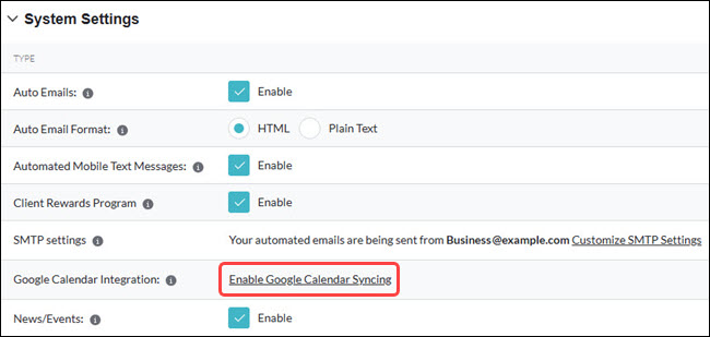 How to set up and manage Google Calendar Integration