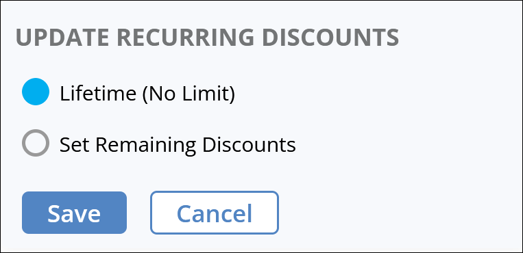 Feature Enhancement: Recurring Discount Specials for Memberships ...