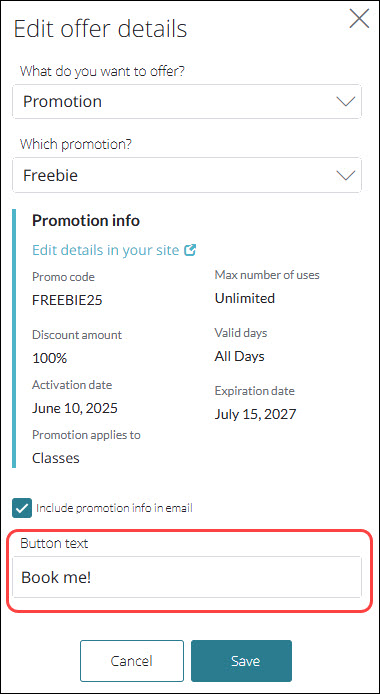How to add offers to campaigns (Marketing Suite)