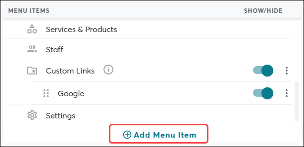 How to edit the navigation menu on my site
