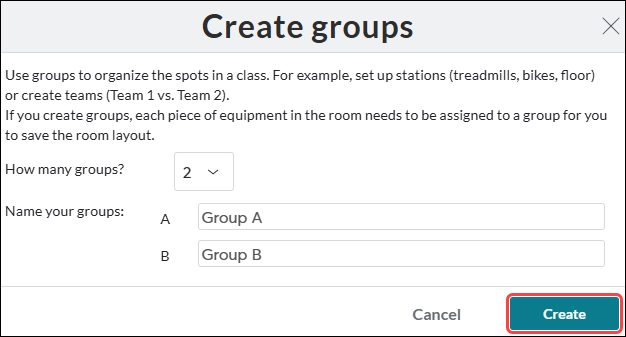 How to set up room layouts on the Room Builder screen