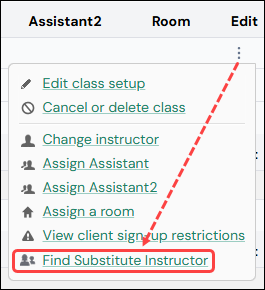 How to set up and manage Substitution Management for classes