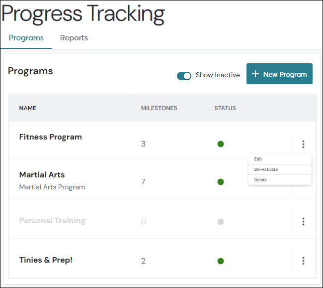 How to set up and manage Progress Tracking