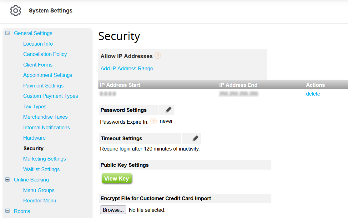 Security settings: IP Lock Overview & FAQs (Booker)