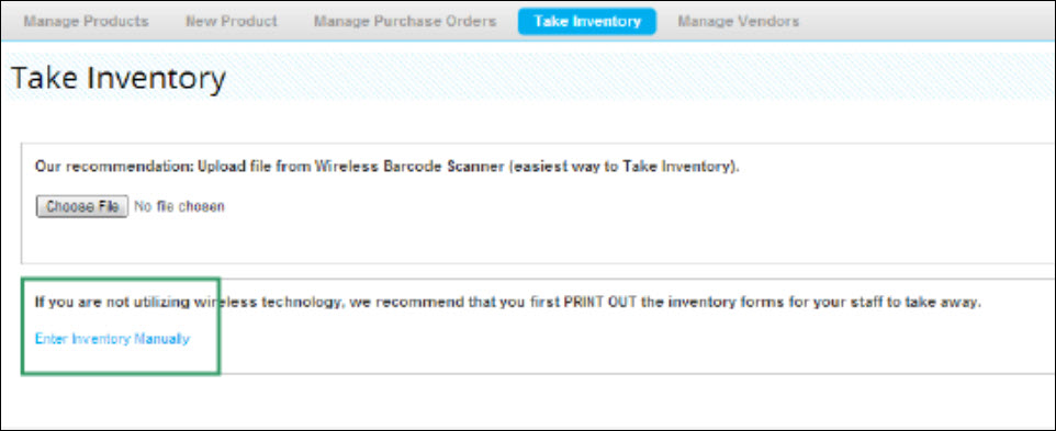 How to take inventory (Booker)