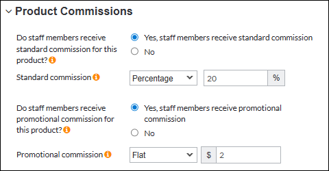 How to set up commissions