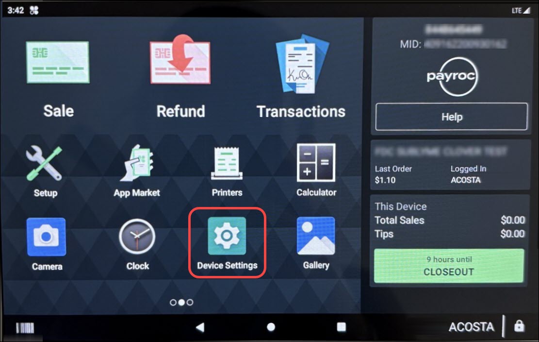 How to set up a Clover Mini device (Booker Version 2)